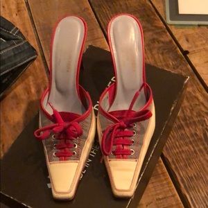 Donald J Pliner patent leather slip on